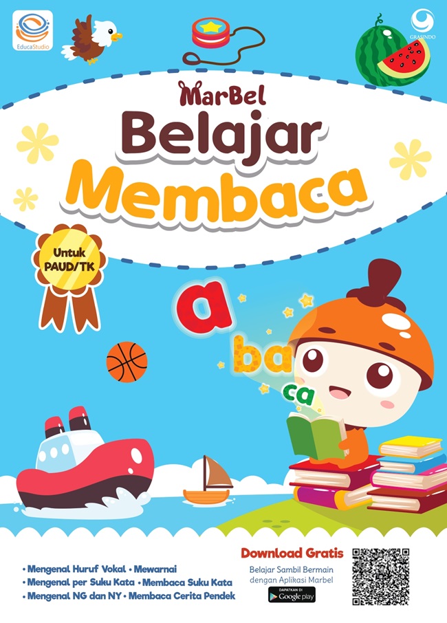 Marbel belajar membaca