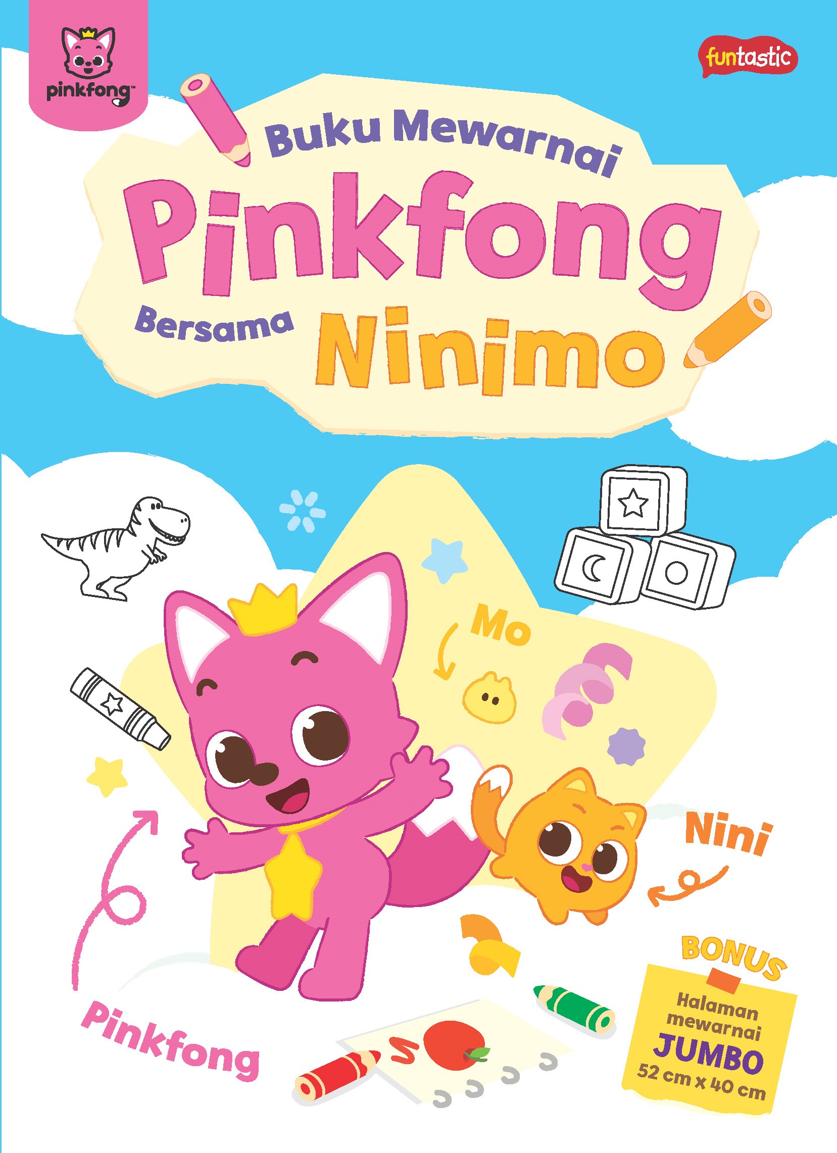 Buku mewarnai pinkfong bersama ninimo