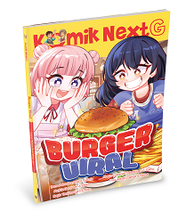 Komik Next G : burger viral / Irene Belva Evanthia; Komikus, Satrio; ilustrator sampul, Puja, Aryo; penyunting, Rony Amdani, Wiwit Wijiastuti