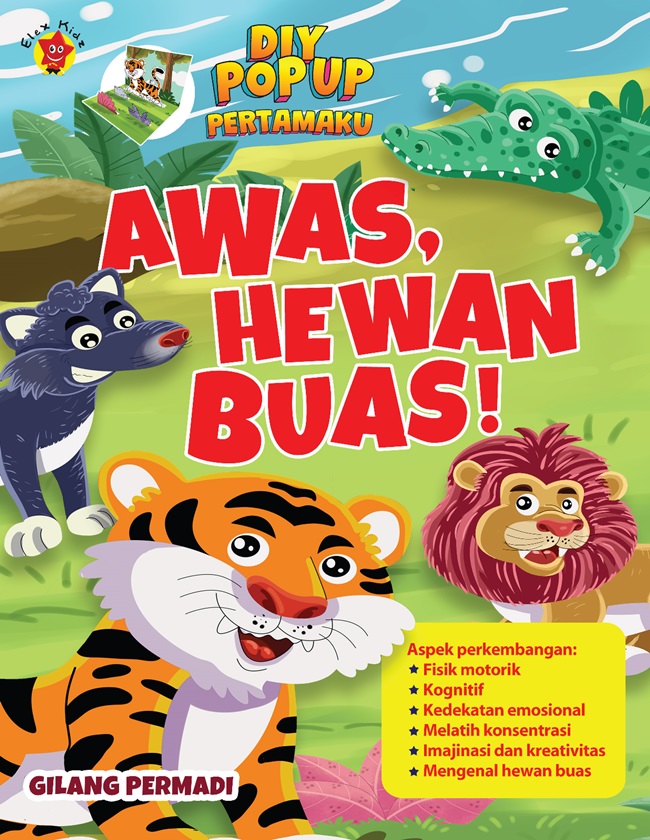 DIY pop up pertamaku : awas, hewan buas