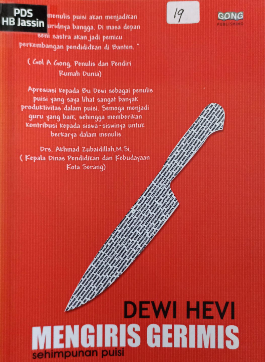 Mengiris gerimis : sehimpunan puisi