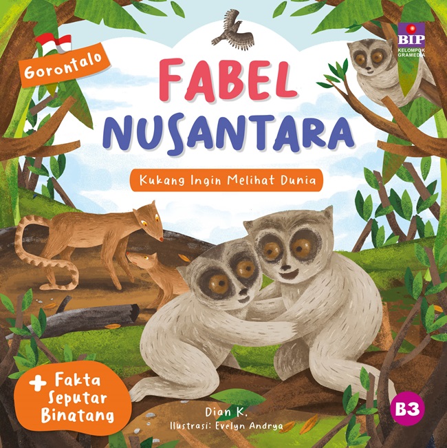 Fabel nusantara : Gorontalo - kukang ingin melihat dunia