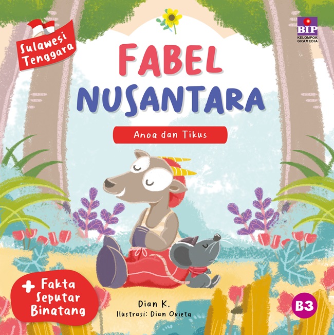 Fabel nusantara : Sulawesi Tenggara - anoa dan tikus