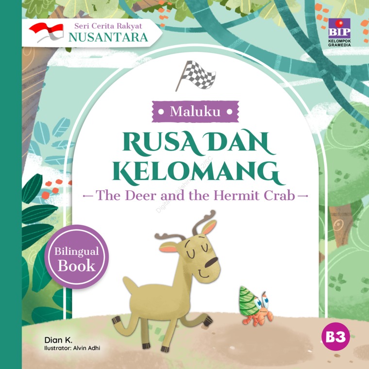 Seri cerita rakyat nusantara Maluku : rusa dan kelomang