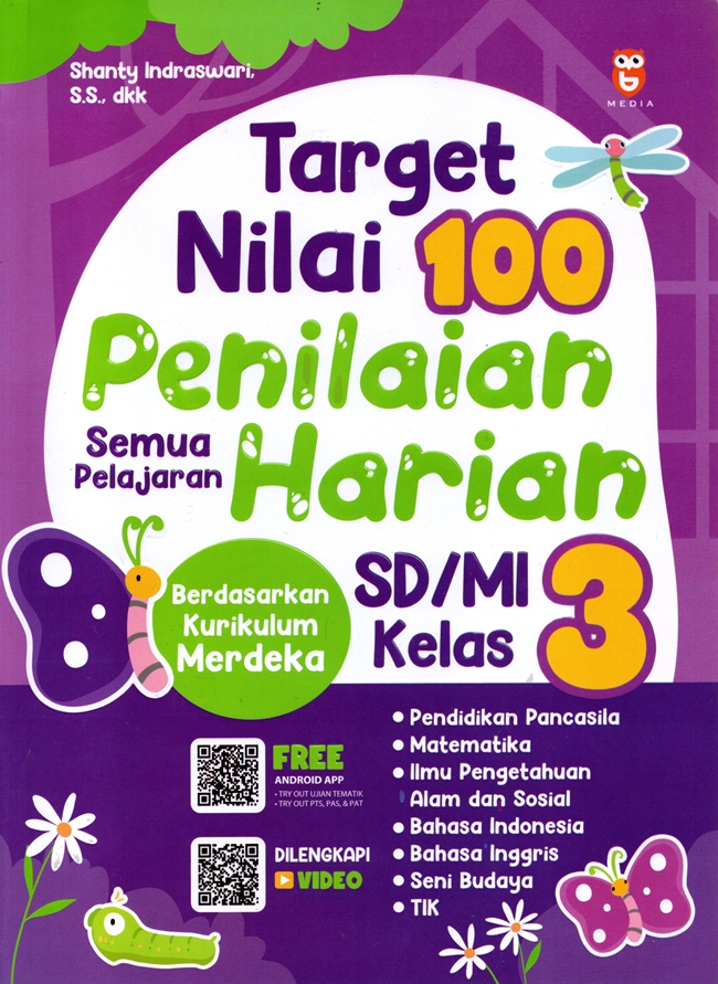 Target nilai 100 : penilaian harian SD/MI kelas 3