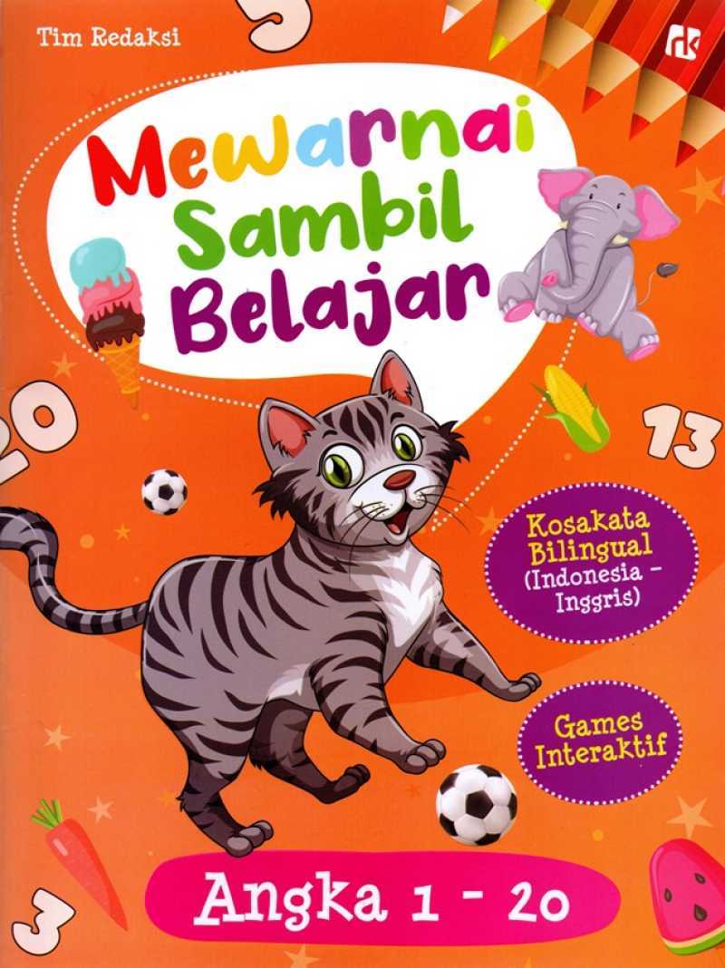 Mewarnai sambil belajar : angka 1-20