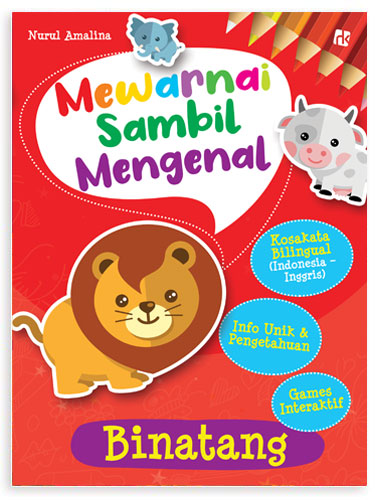 Mewarnai sambil mengenal : binatang