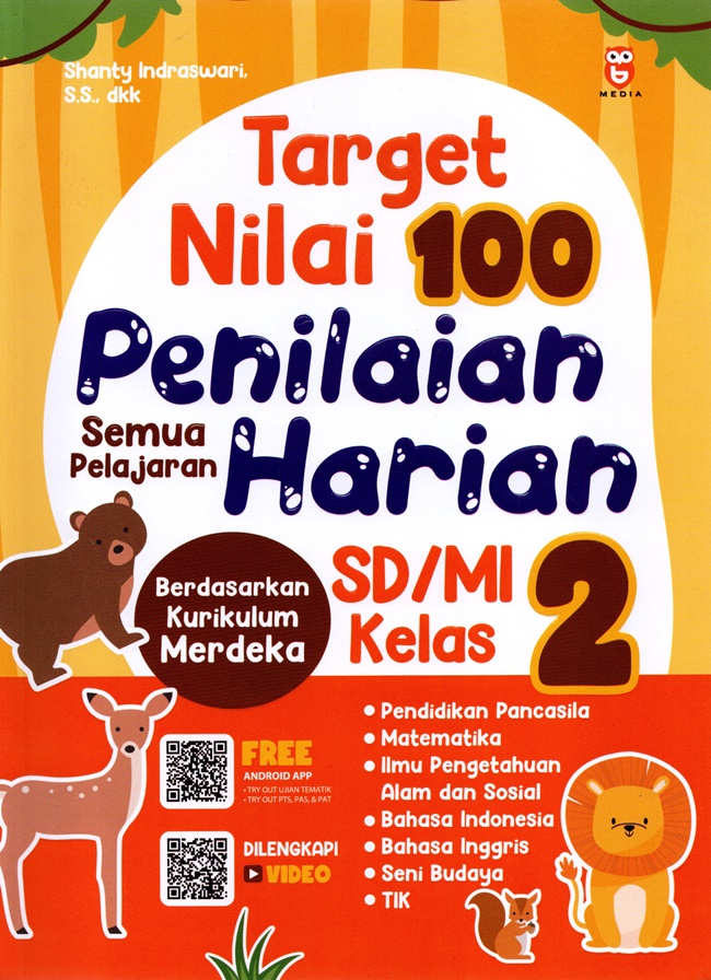 Target nilai 100 : penilaian harian SD/MI kelas 2