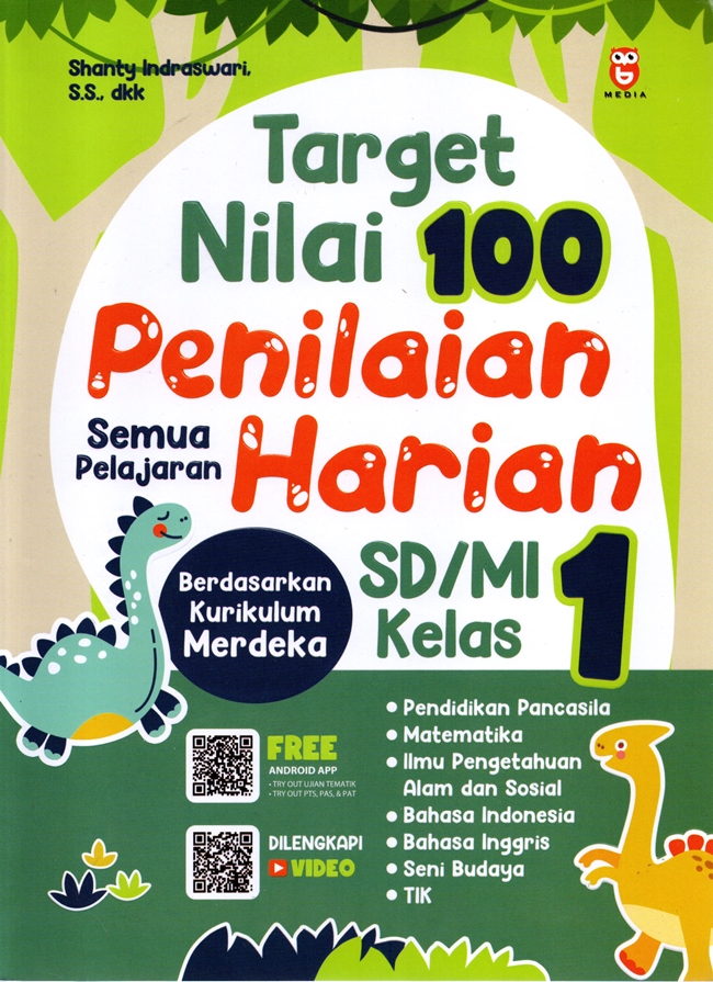 Target nilai 100 : penilaian harian SD/MI kelas 1