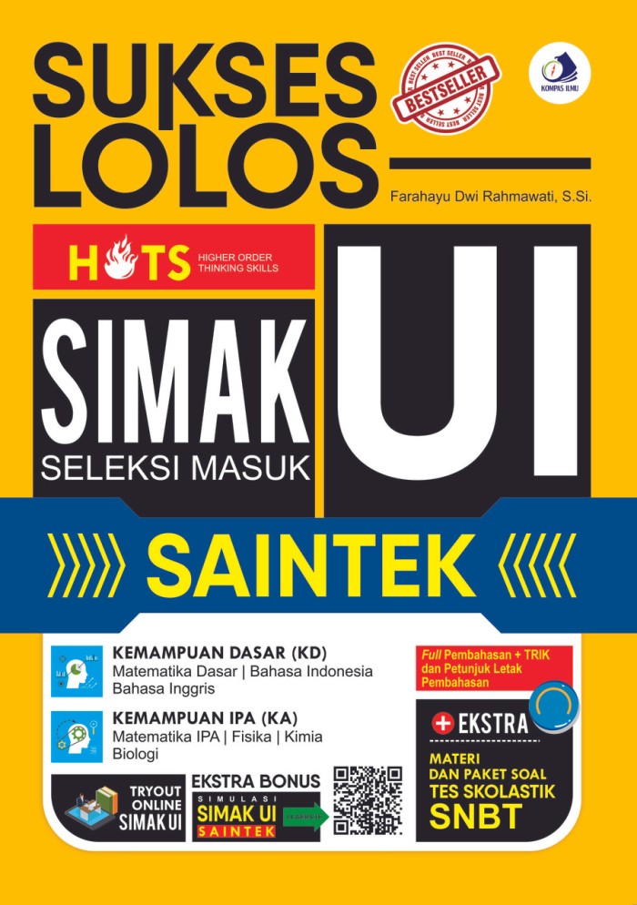 Sukses lolos simak ui saintek