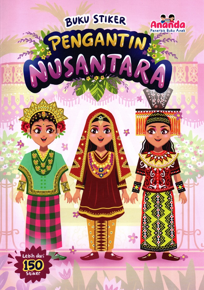 Buku stiker baju pengantin nusantara / Monica Ester