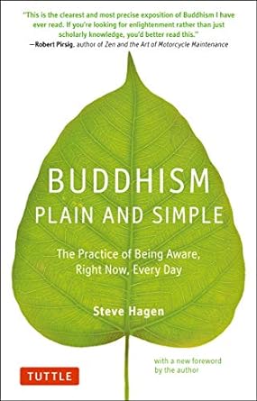 Buddhism plain and simple :  the practice of being aware, right now, every day / Steve Hagen