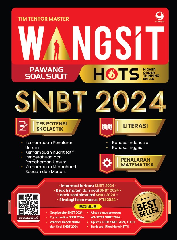 Wangsit (pawang soal sulit) HOTS SNBT 2024 / Tim Tentor Master; penyunting, Tim Redaksi Oxygen