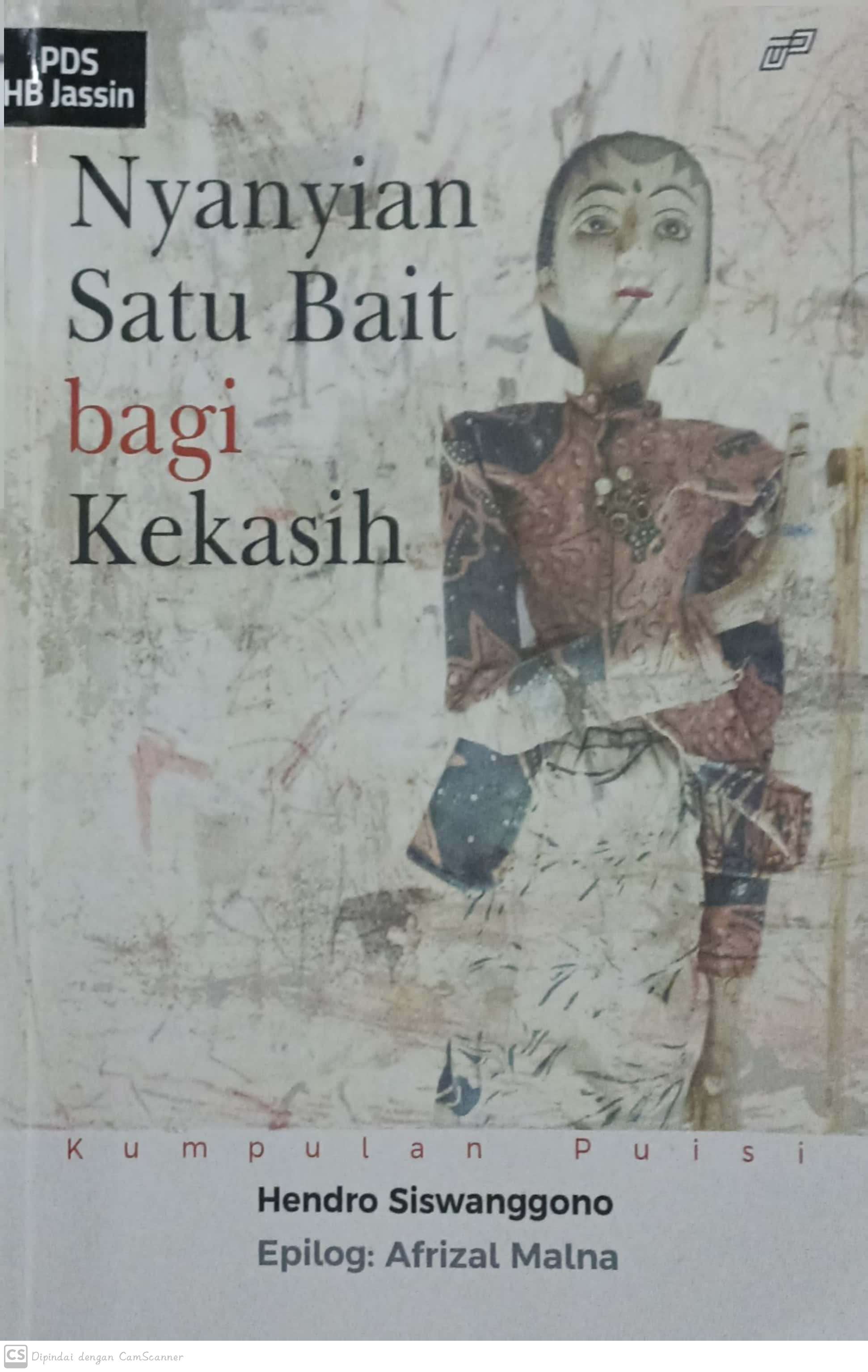 Nyanyian satu bait bagi kekasih : kumpulan puisi