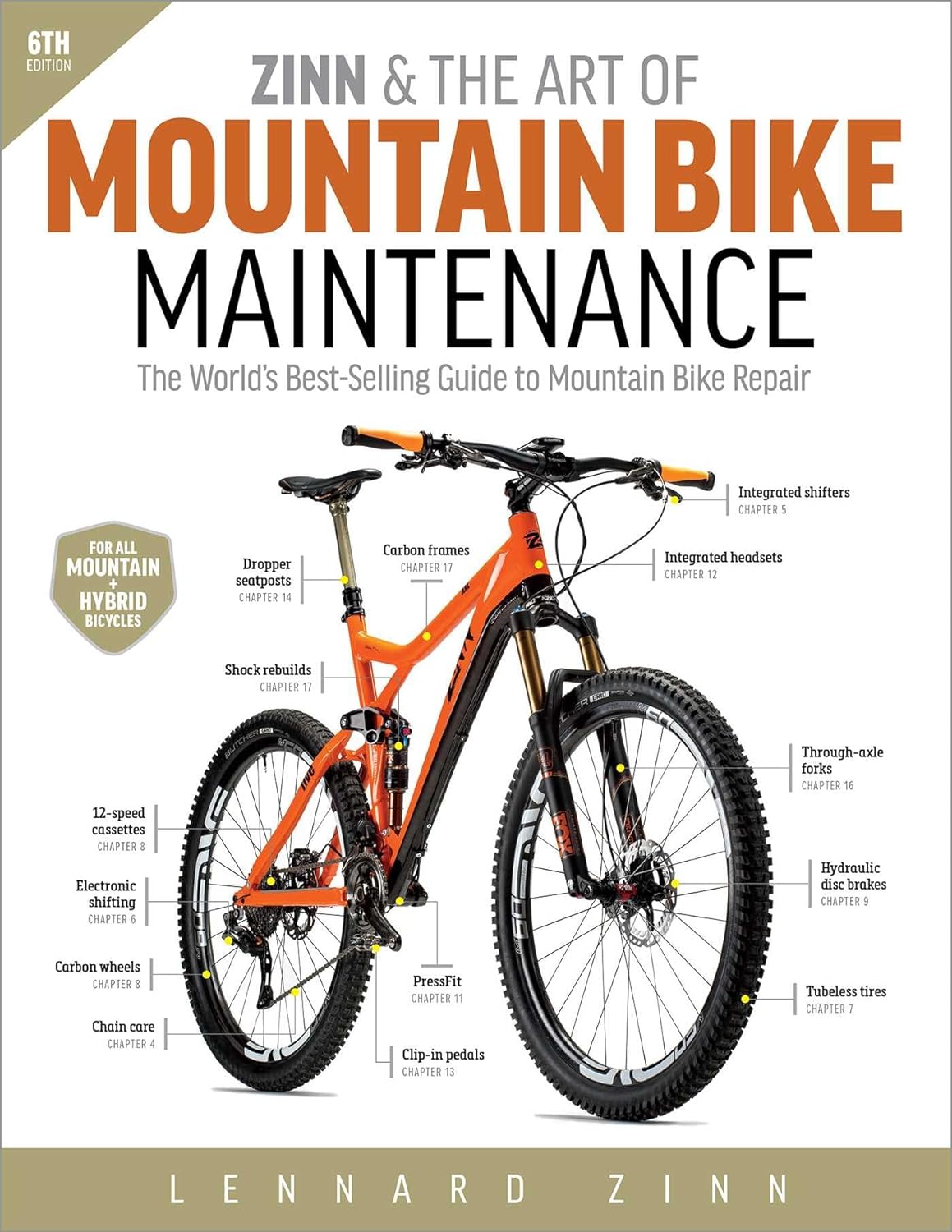 Zinn and the art of mountain bike maintenance : the world's best-selling guide to mountain bike repair