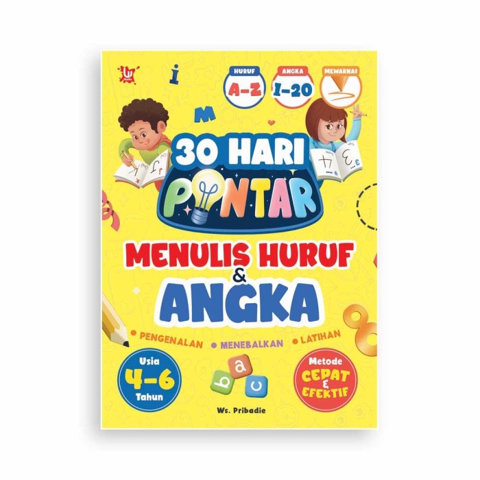 30 hari pintar menulis huruf dan angka