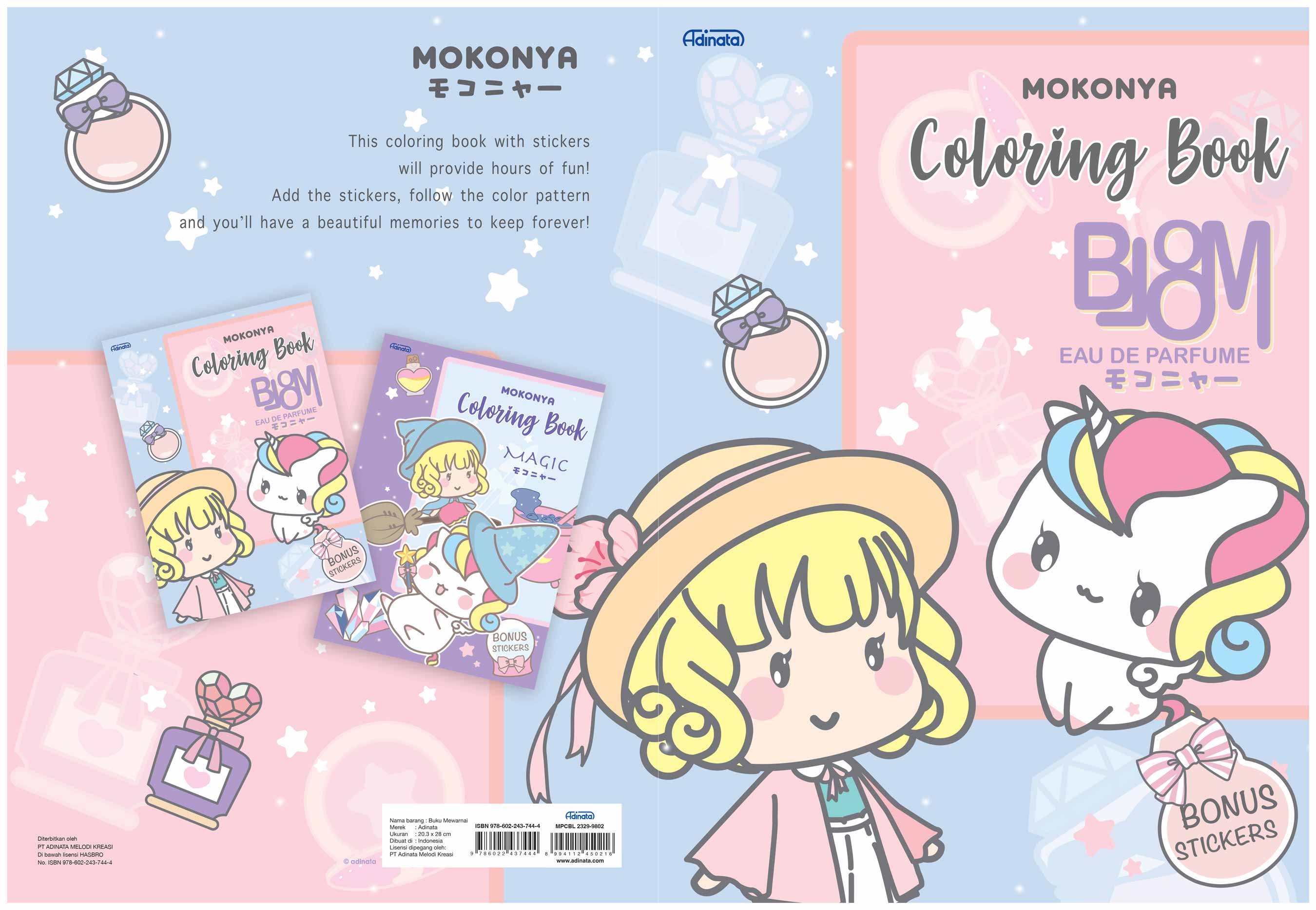 Mokonya coloring book bloom eau de parfume
