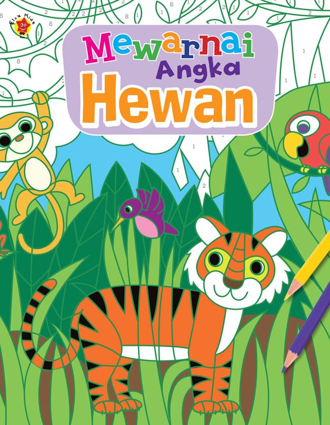 Mewarnai angka hewan : Kumpulan cerita tentang mitos sehari hari
