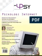 Merpsy Informasi pembuka bagi individu kreatif psikologi internet / Dekan Fakultas Psikologi Universitas Mercu Buana