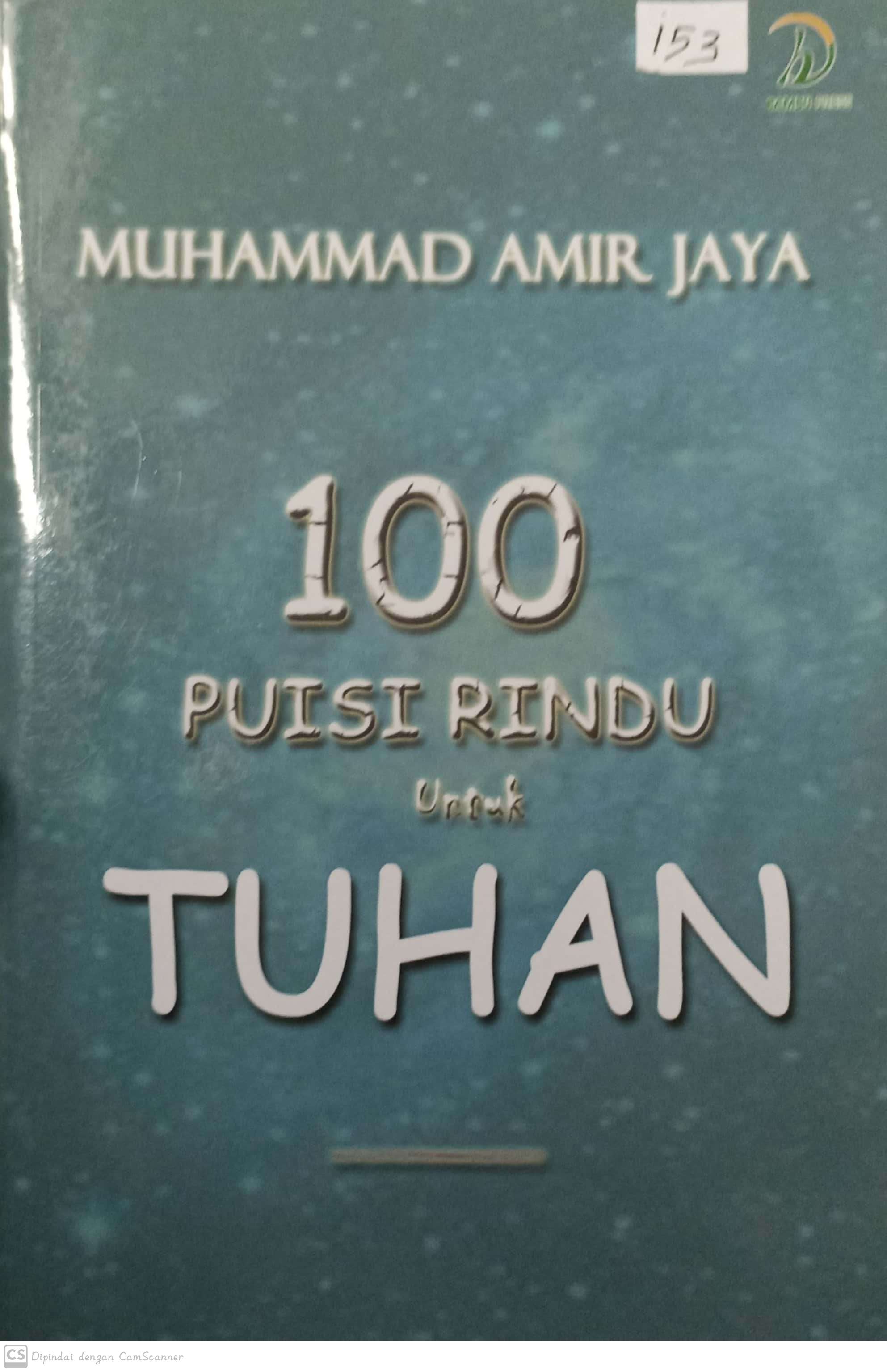 100 puisi rindu untuk tuhan