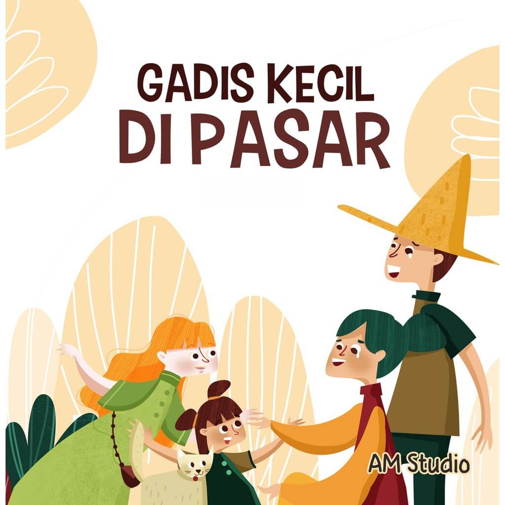 Gadis kecil di pasar