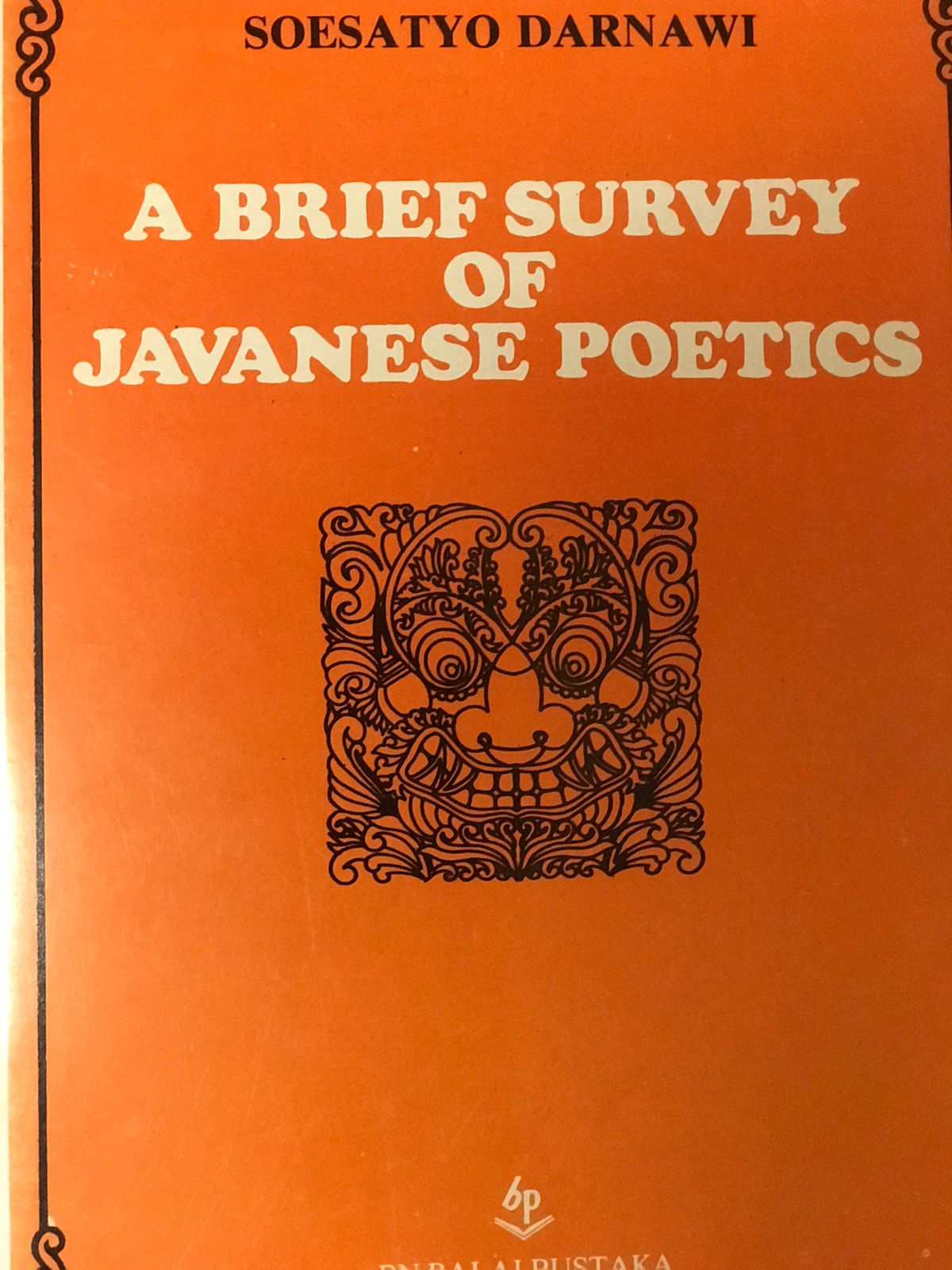 A brief survey of javanse poetics