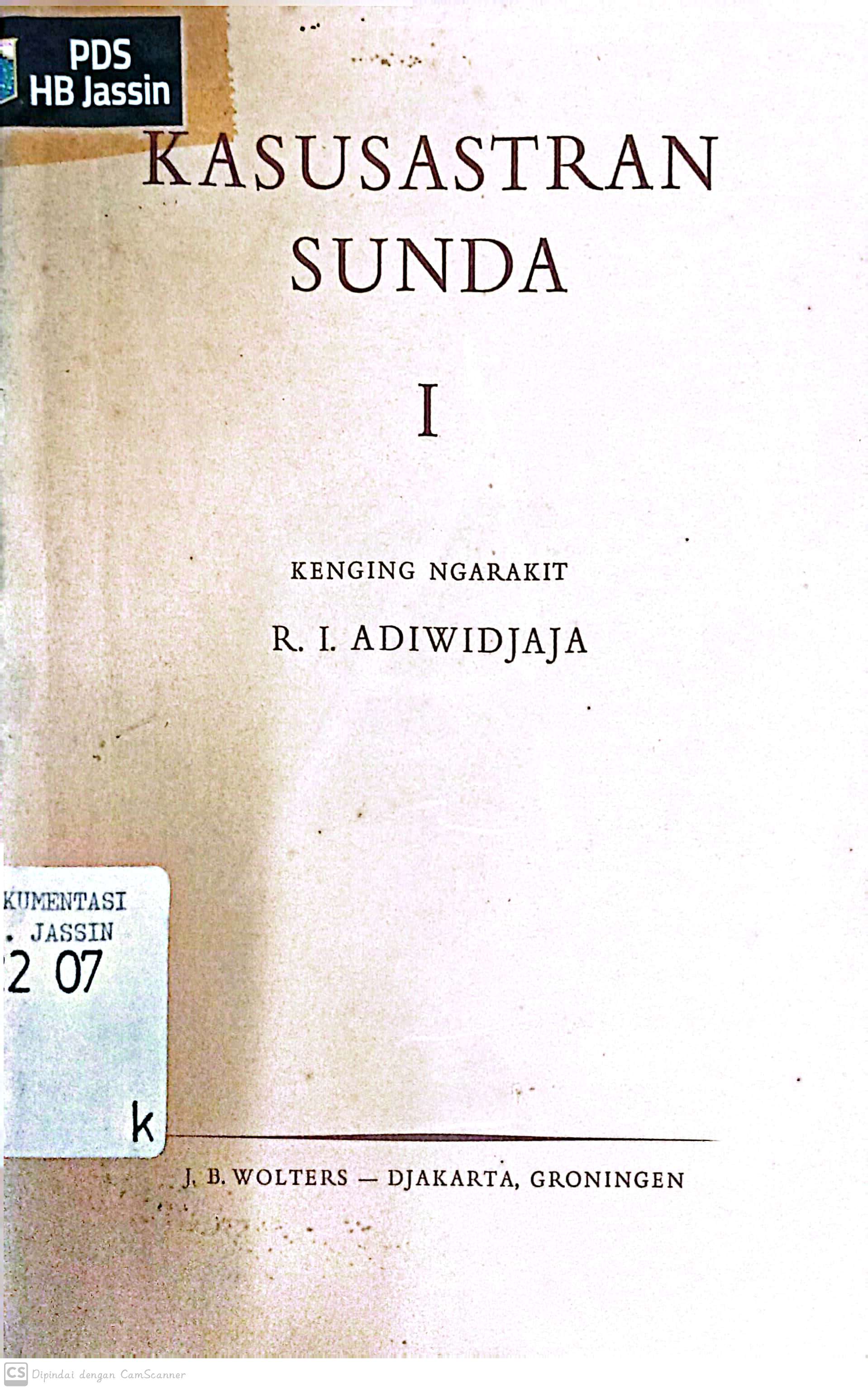 Kasusastran Sunda 1
