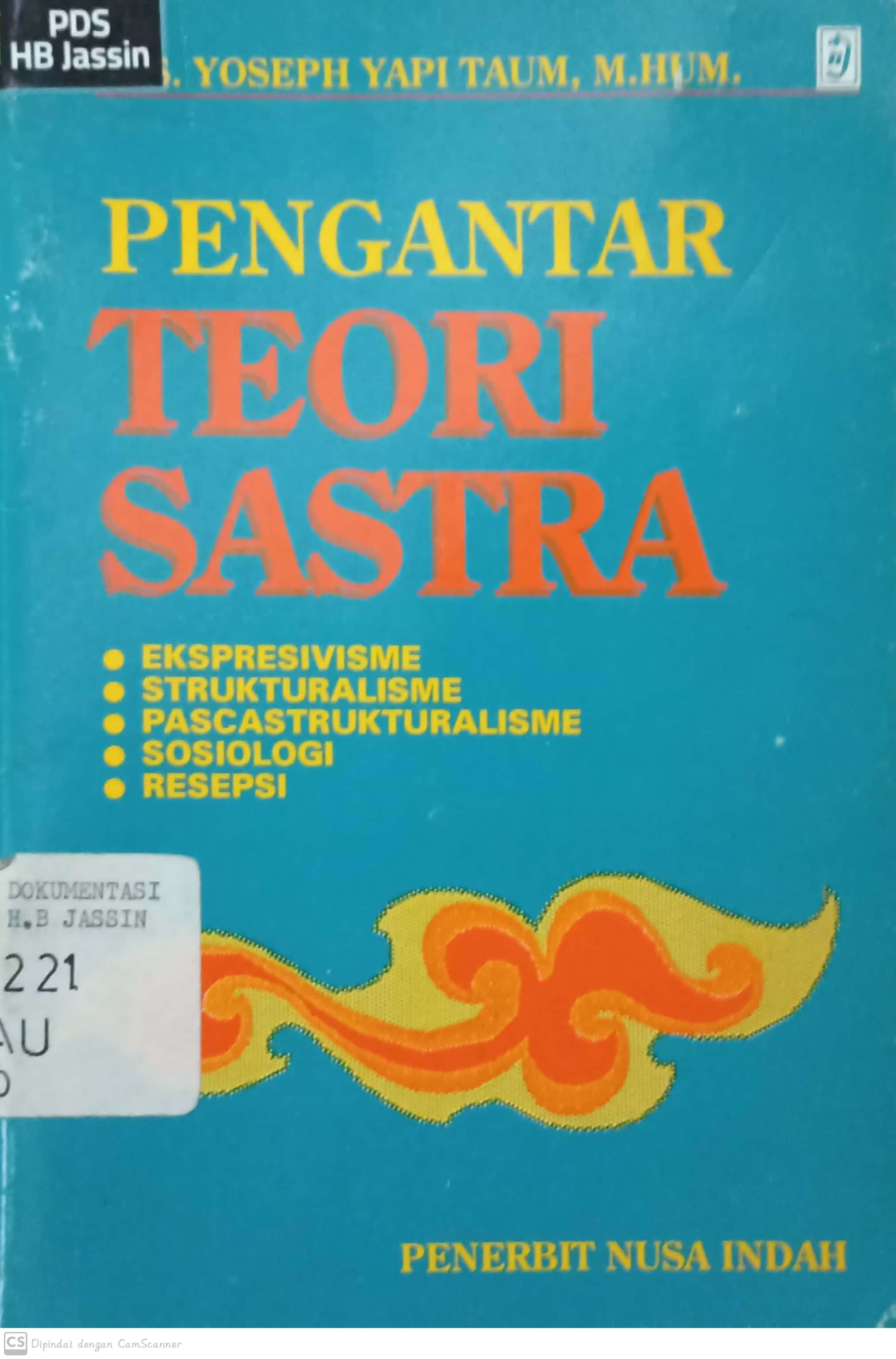 Pengantar teori sastra