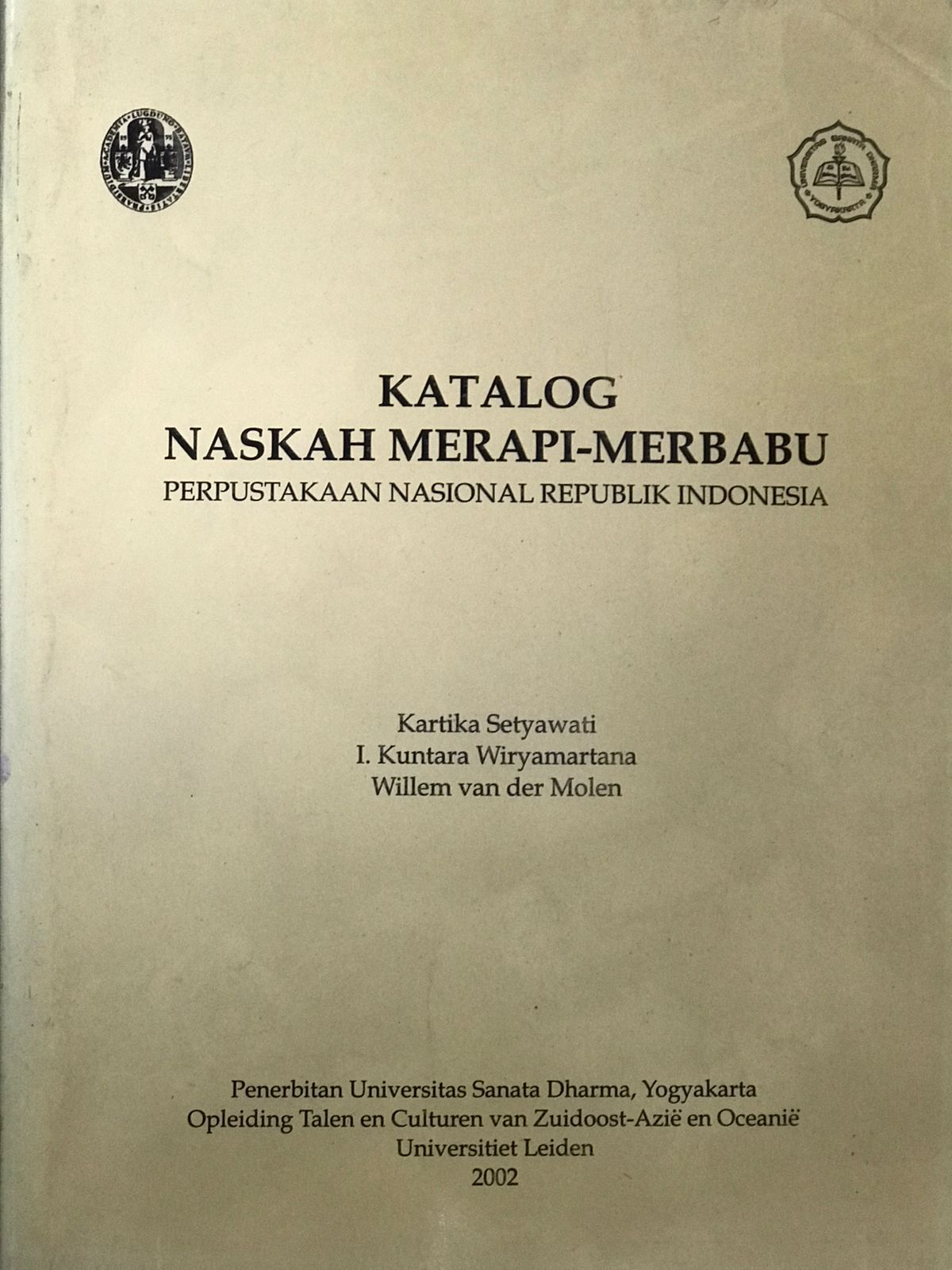 Katalog naskah merapi-merbabu