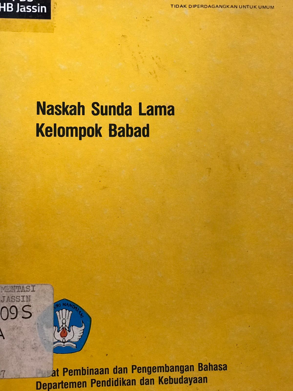 Naskah Sunda lama kelompok babad