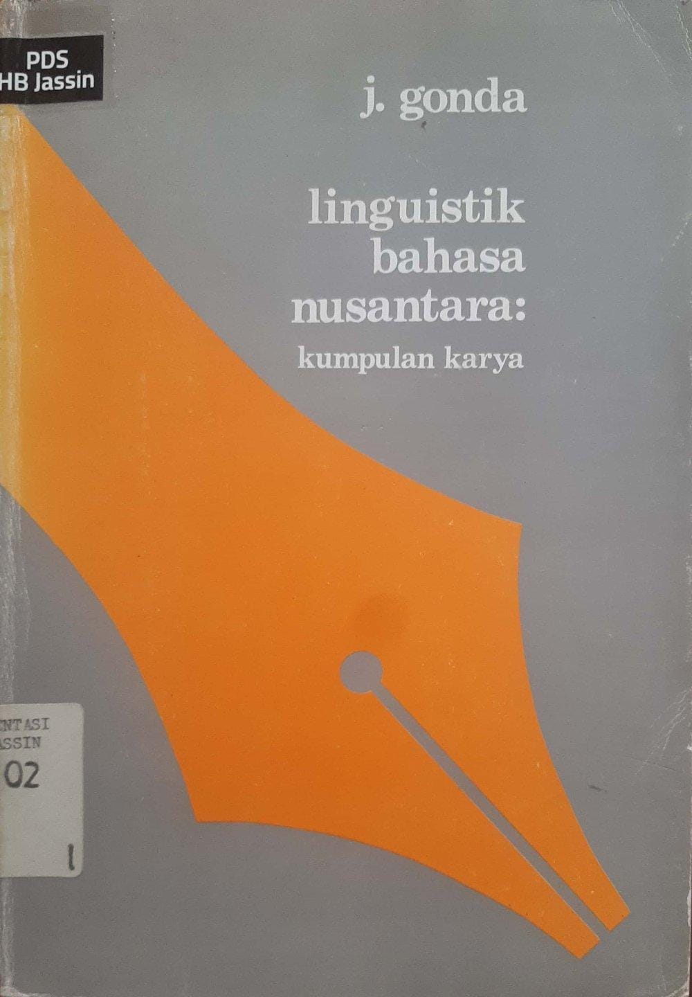 Linguistik Bahasa Nusantara / Gonda J.