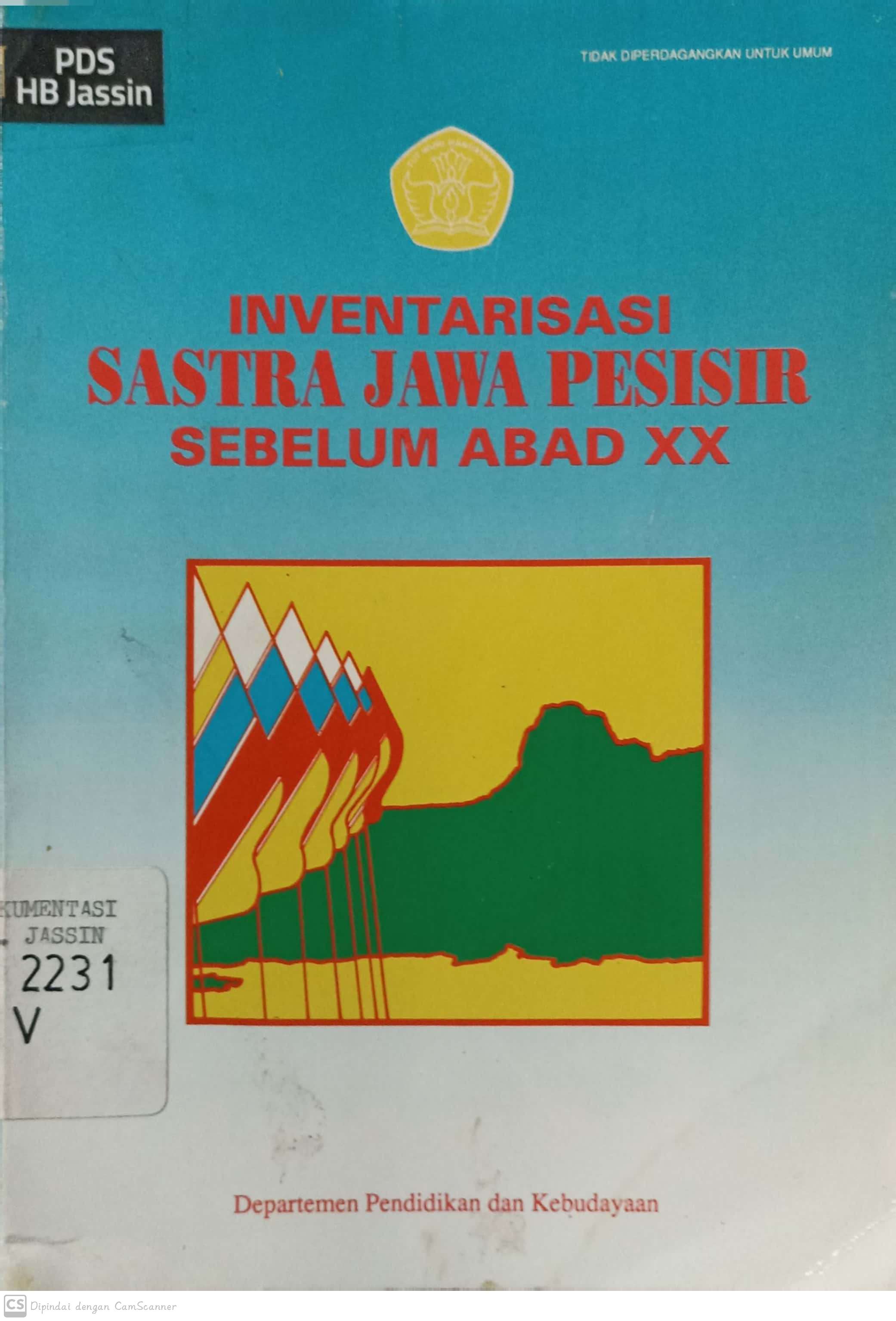 Inventarisasi sastra jawa pesisir sebelum abad xx