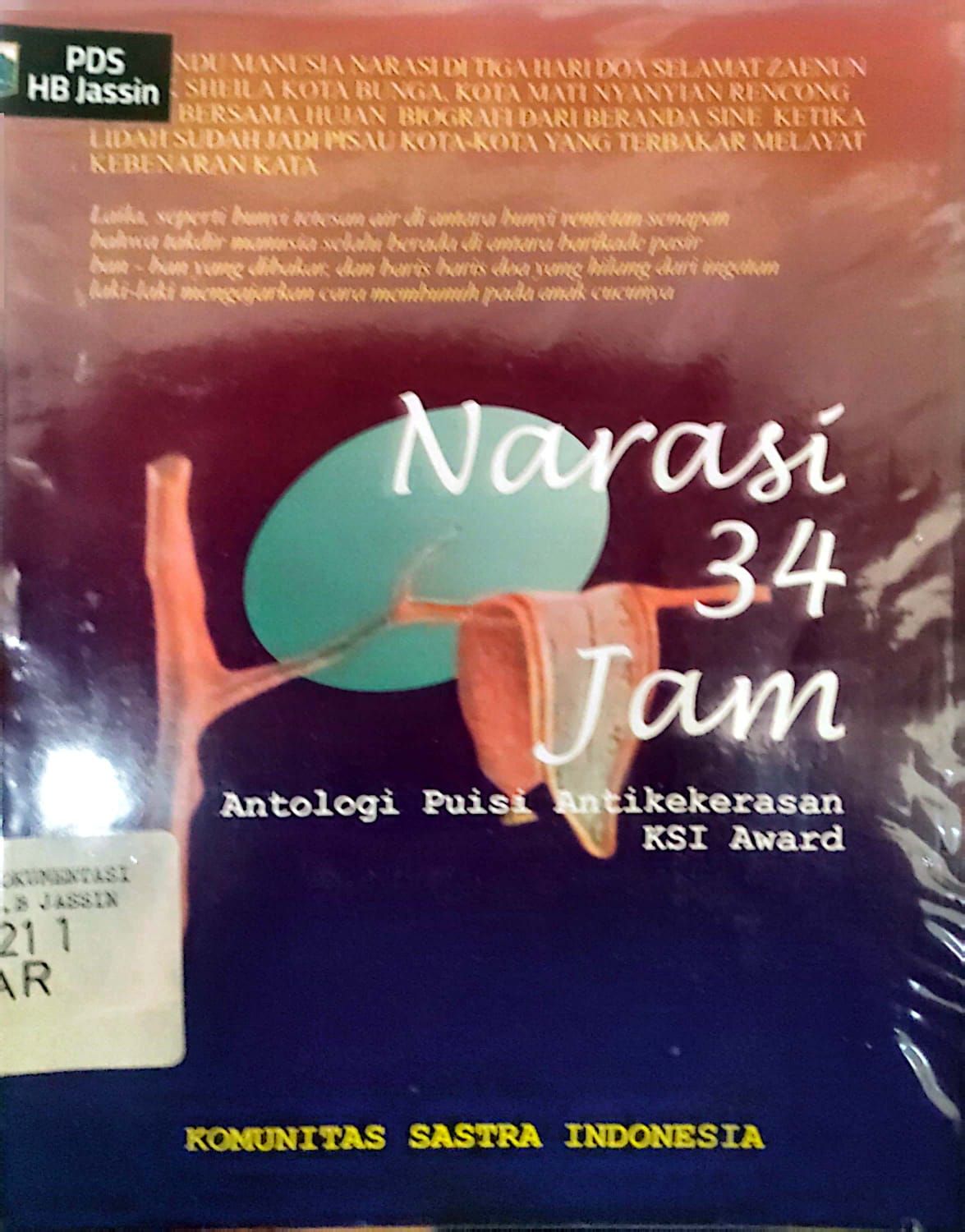 Narasi 34 Jam : Antologi Puisi anti kekerasan