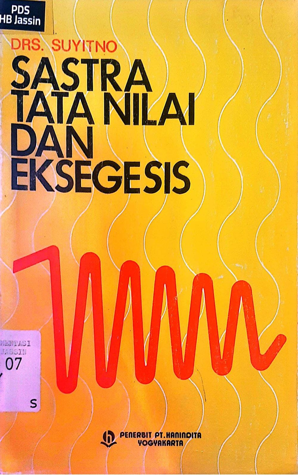 Sastra Tata Nilai Dan Eksegesis