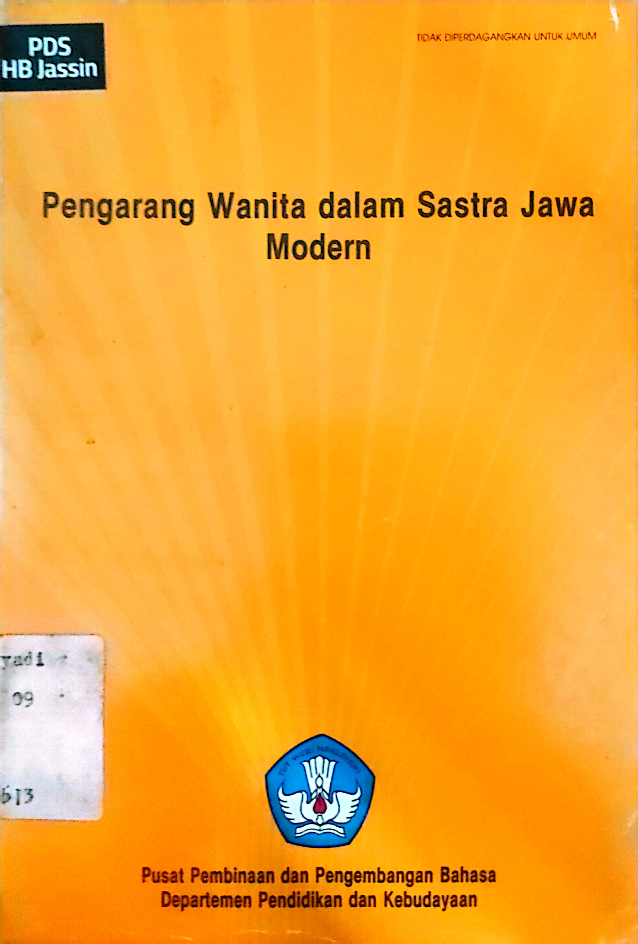 Pengarang Wanita Dalam Sastra Jawa Modern