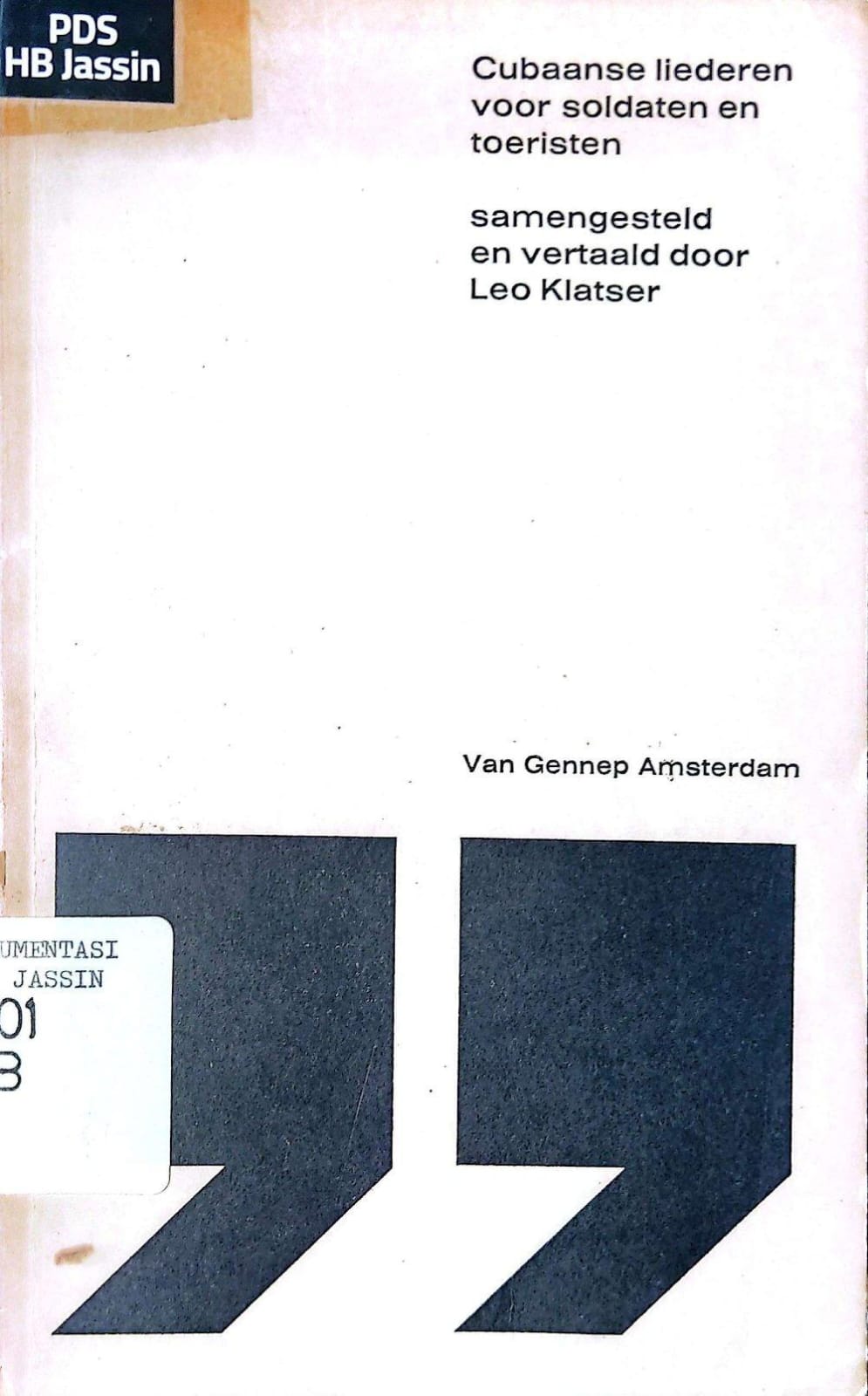 Cubaanse Liederen Voor Soldaten en toeristen / Klatser Leo