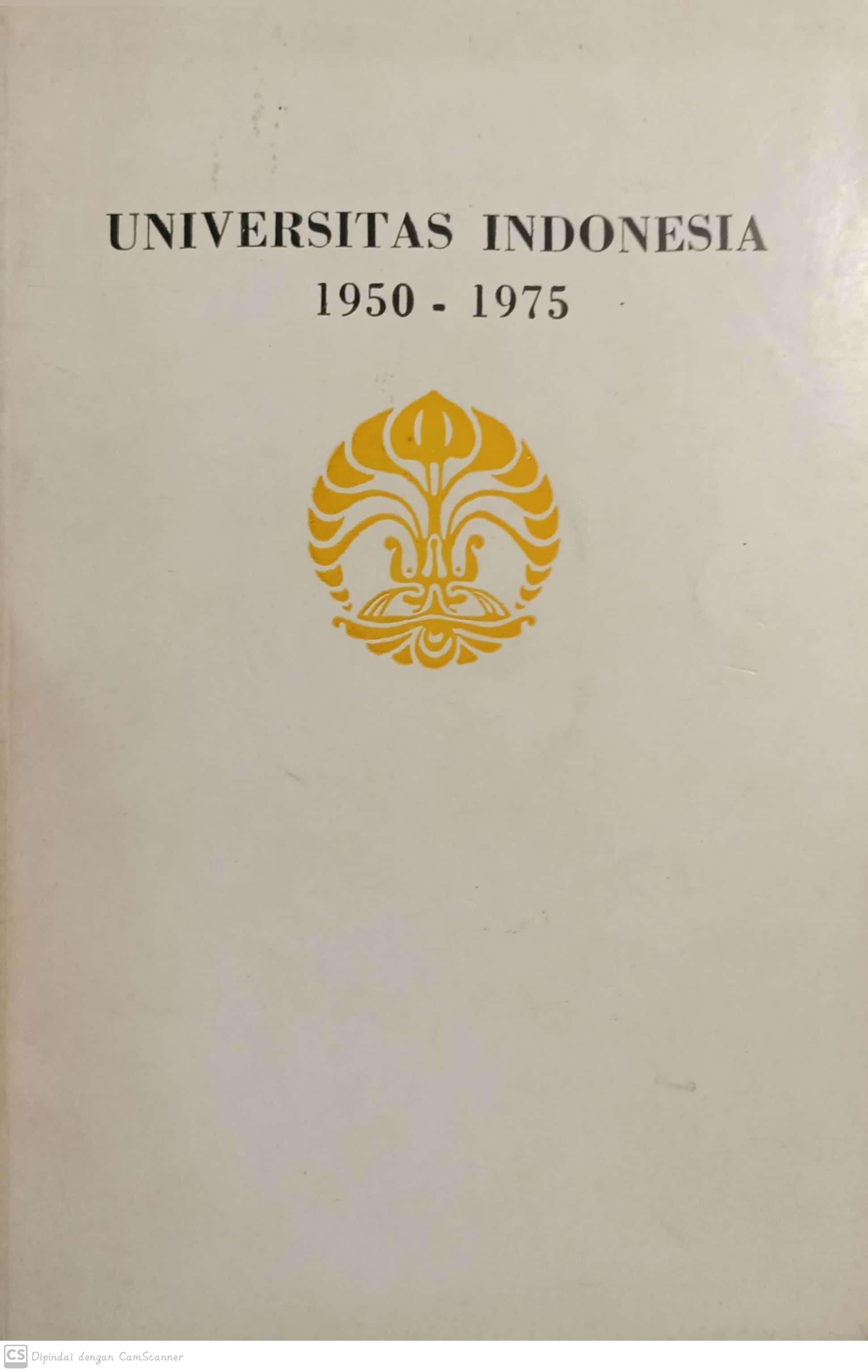 Universitas Indonesia 1950-1975