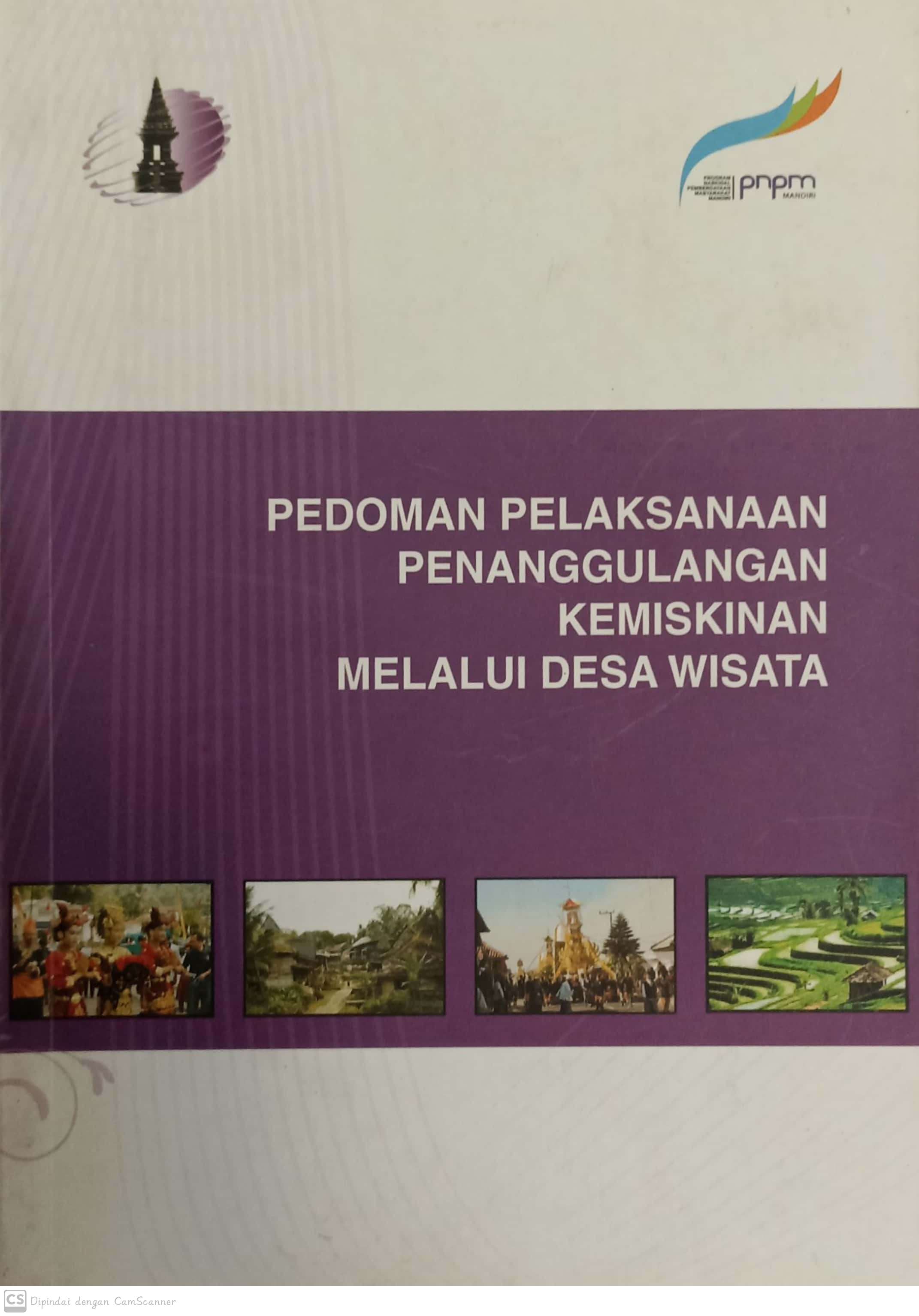 Pedoman pelaksanaan penanggulangan kemiskinan melalui desa wisata