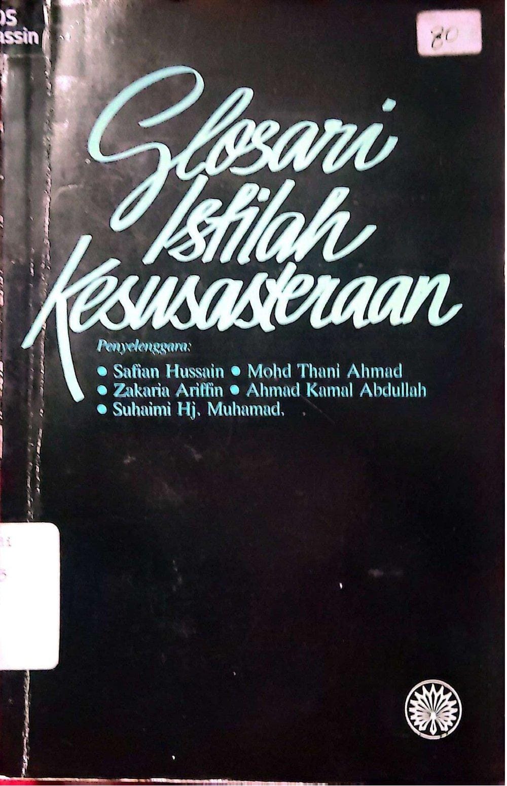 Slosari Istilah Kesusastraan