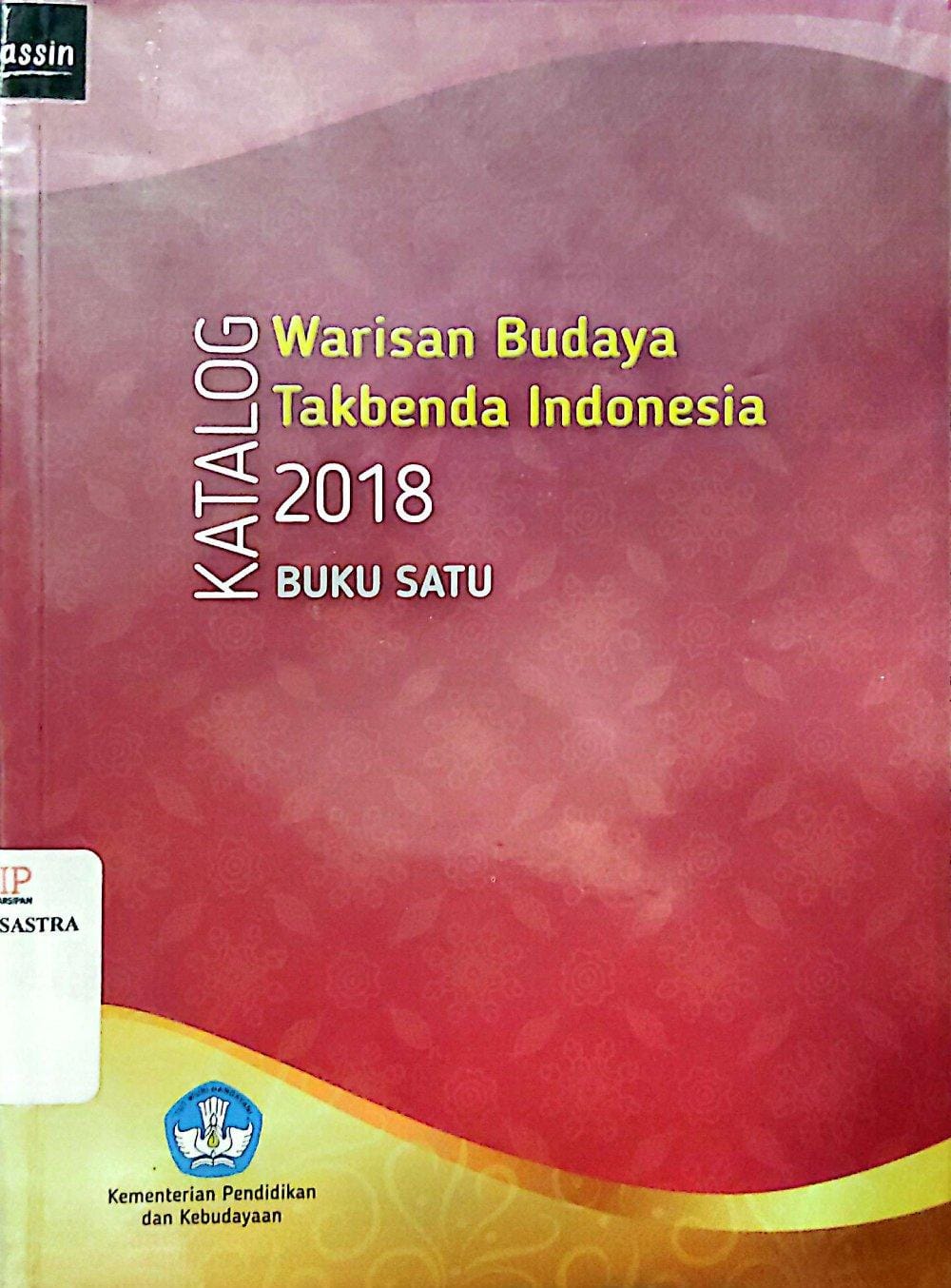 Katalog Warisan Budaya TakBenda indonesia