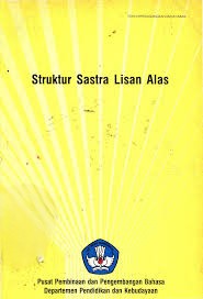 Struktur sastra lisan alas