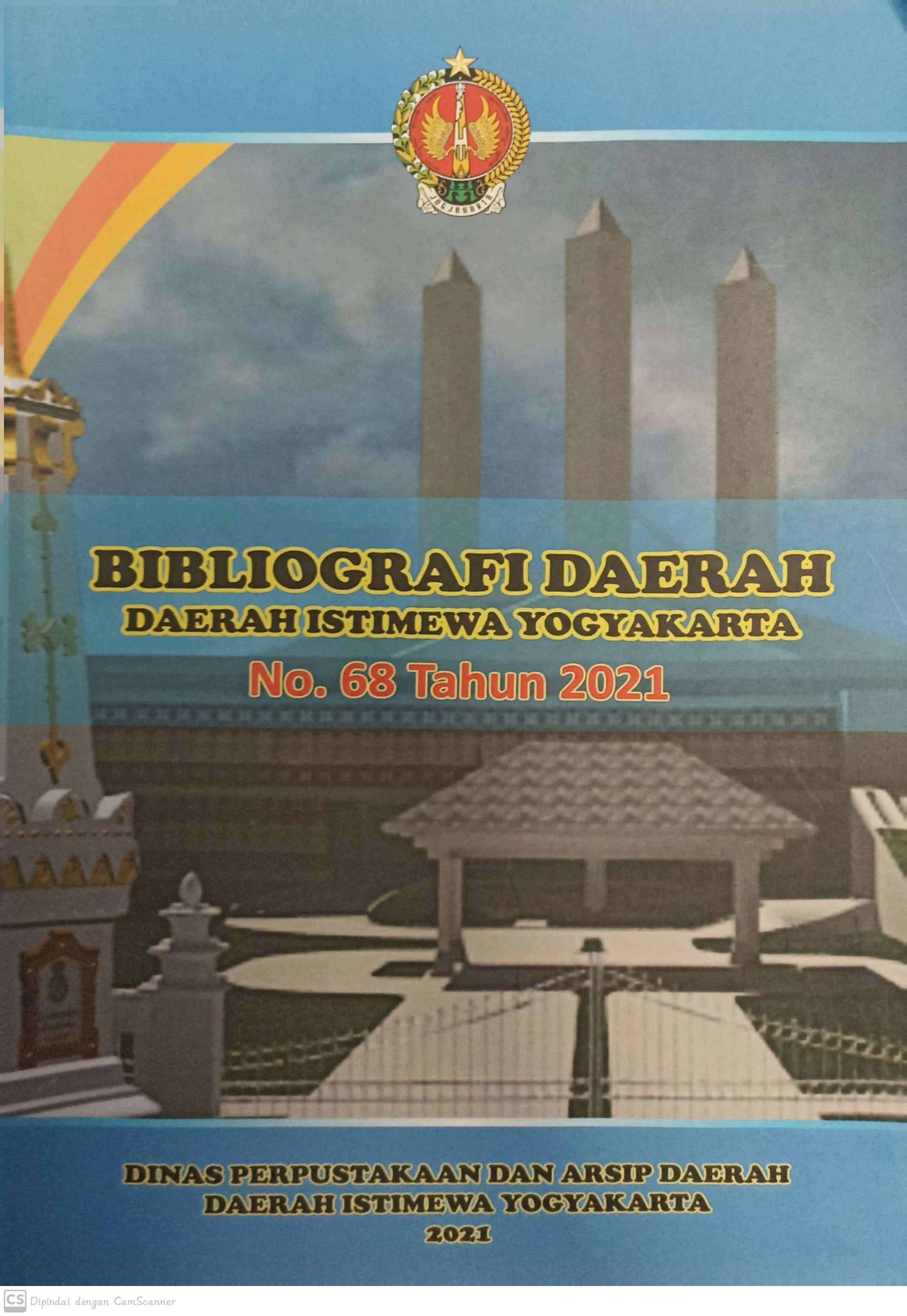 Bibliografi Daerah : daerah istimewa yogyakarta no.68 tahun 2021