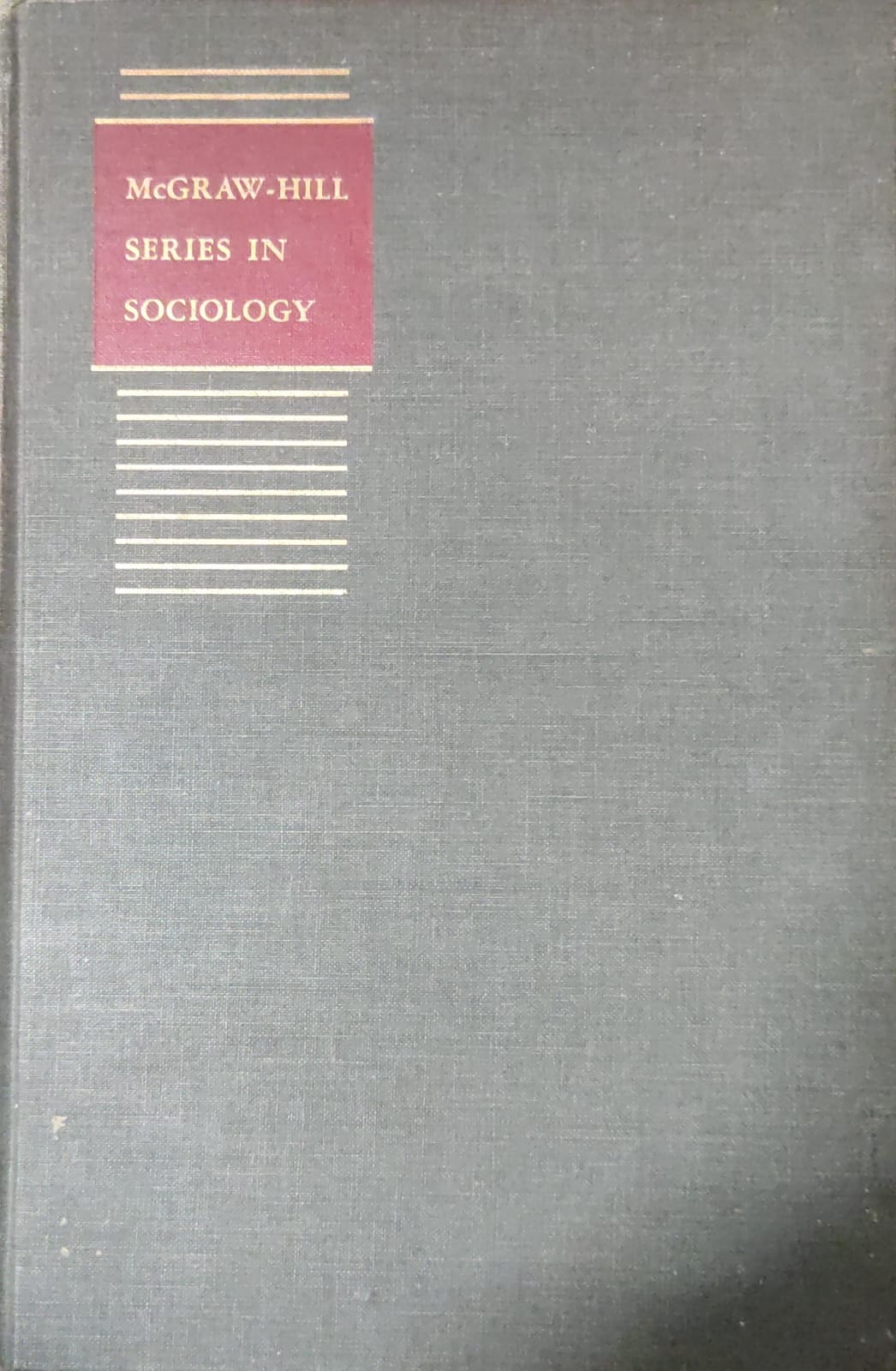 McGraw-Hill Series In Sociology And Anthropology