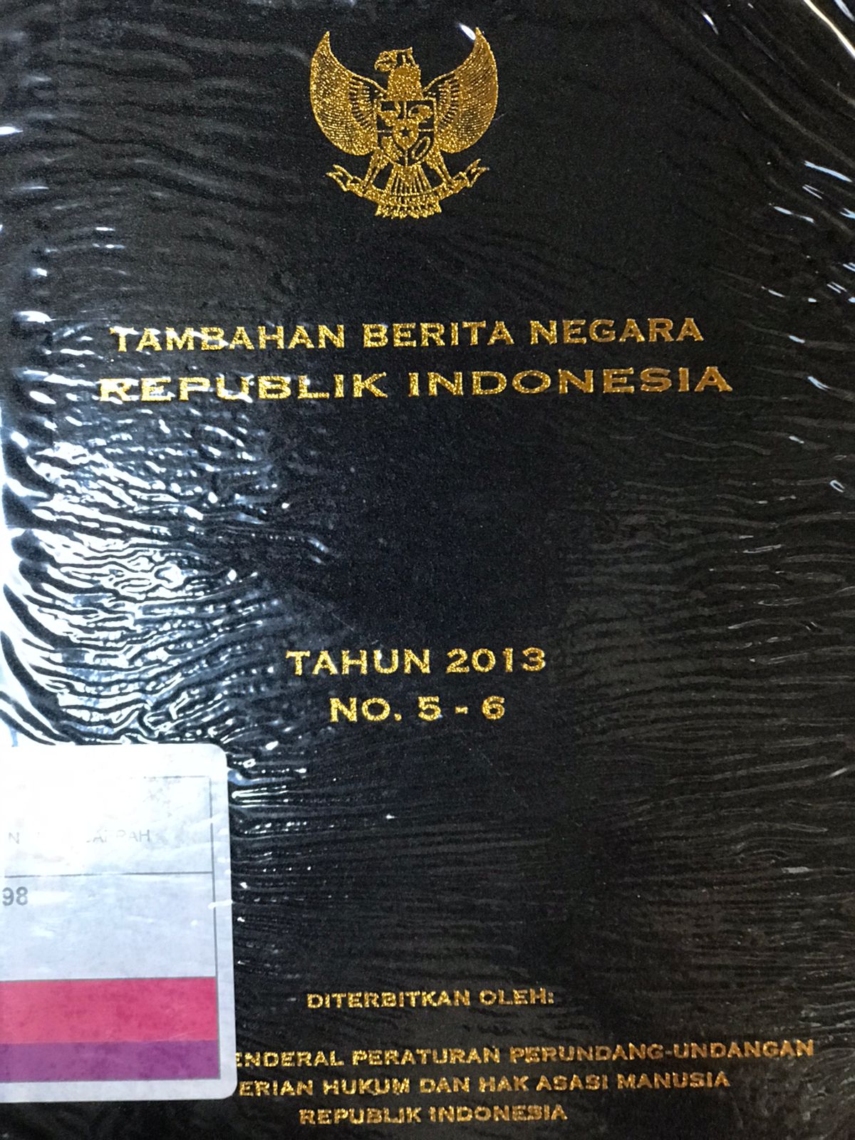 Tambahan berita negara republik Indonesia :  Tahun 2013 No. 5-6