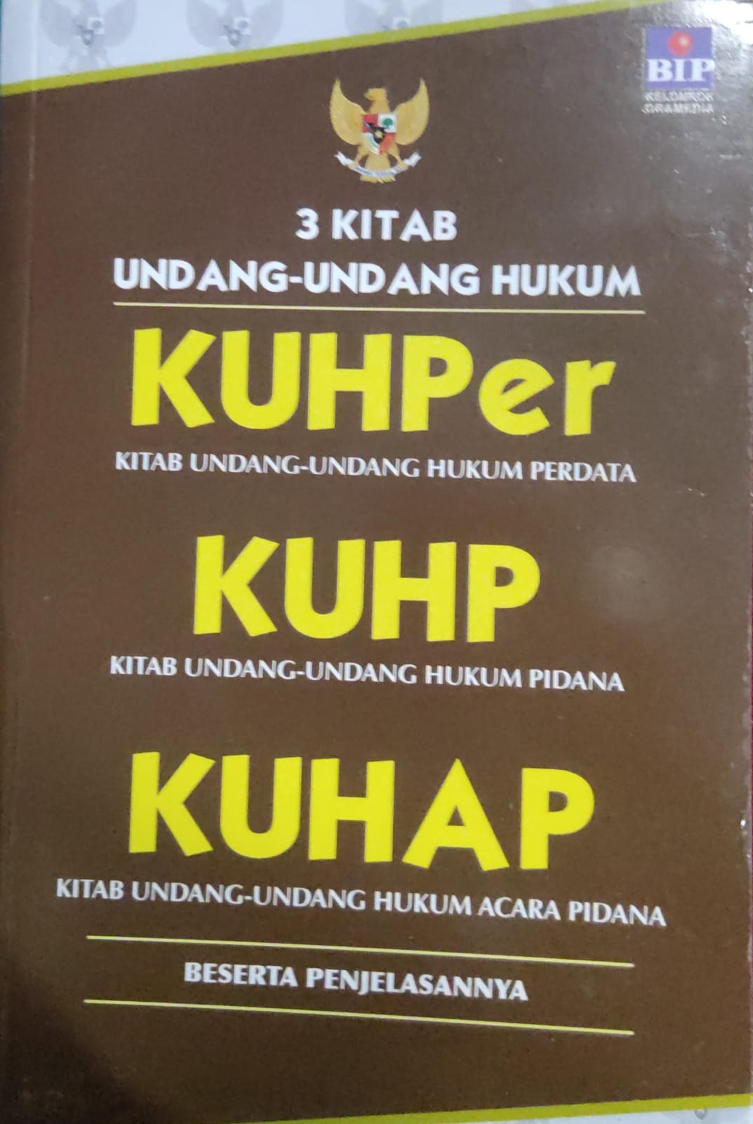 3 Kitab Undang-undang hukum