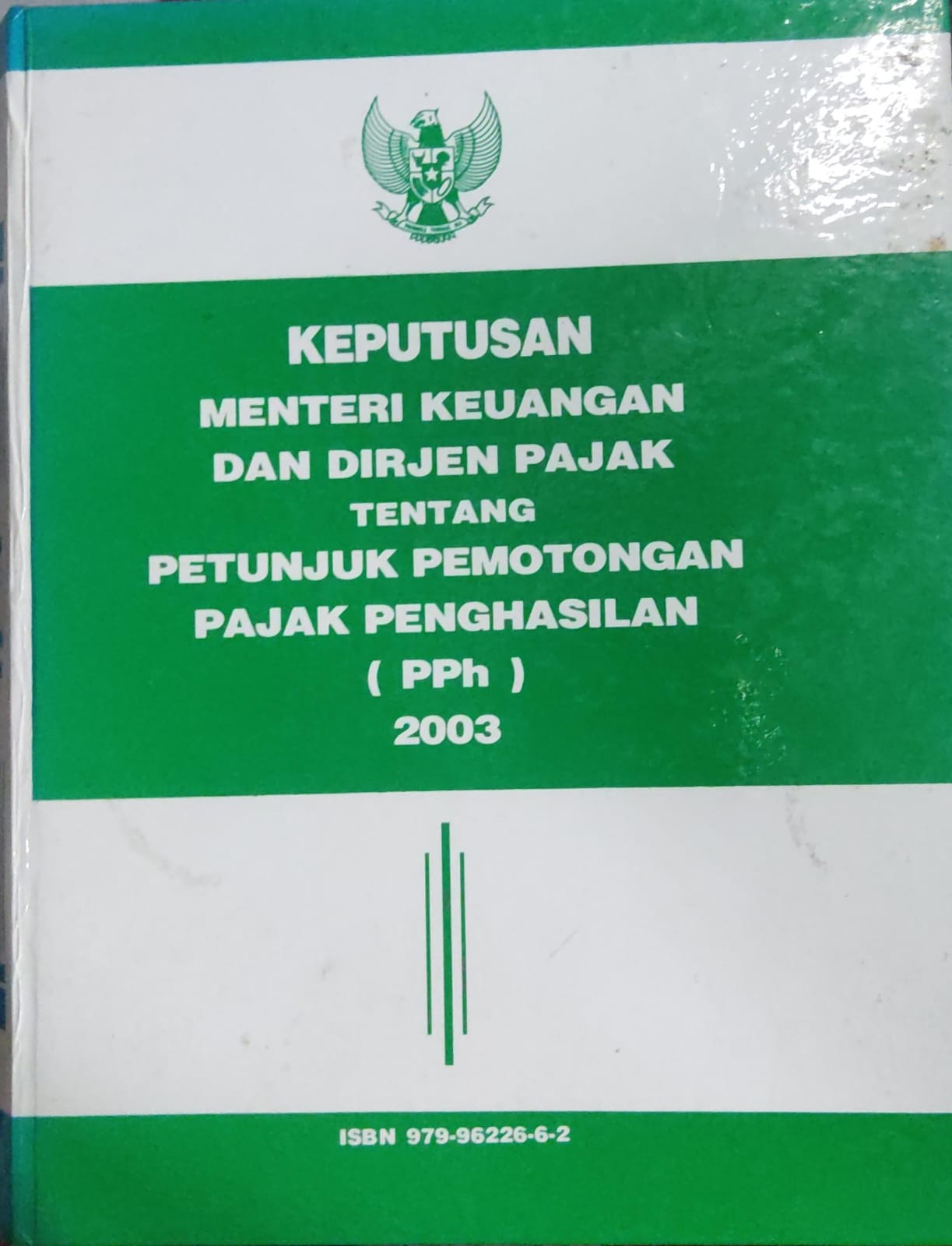 Keputusan menteri keuangan dan dirjen pajak tentang petunjuk pemotongan pajak penghasilan 2003 / Ariyanti