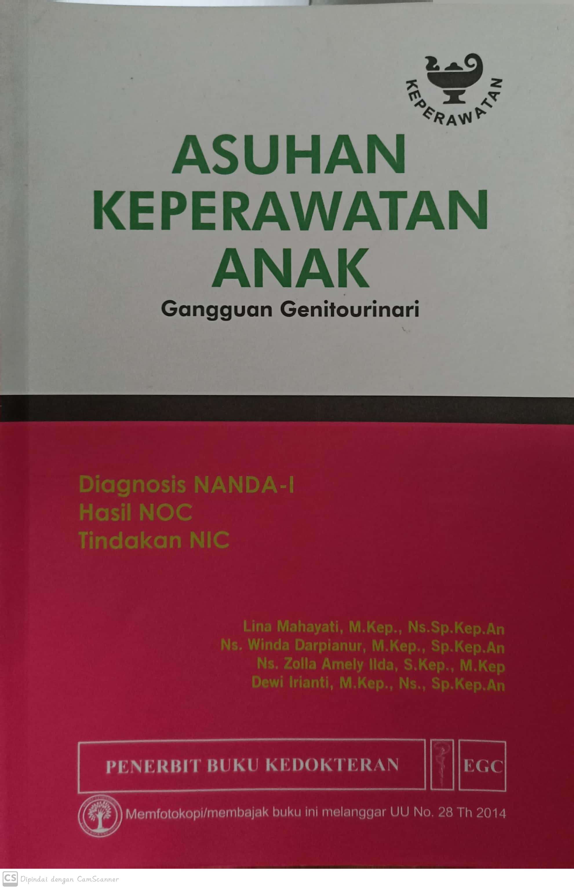 Asuhan keperawatan anak : gangguan genitourinari