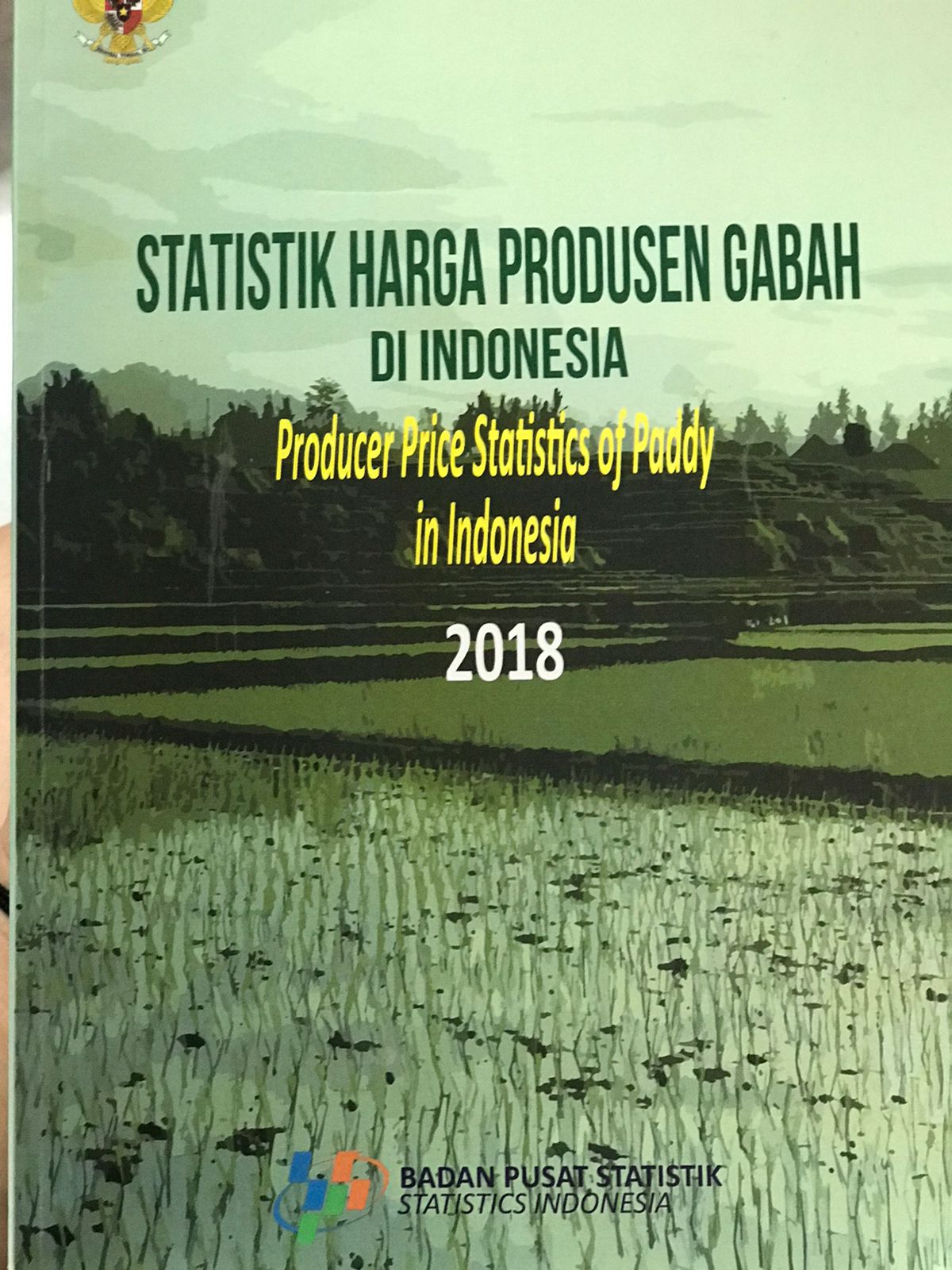 Statistik harga produsen gabah di Indonesia 2018