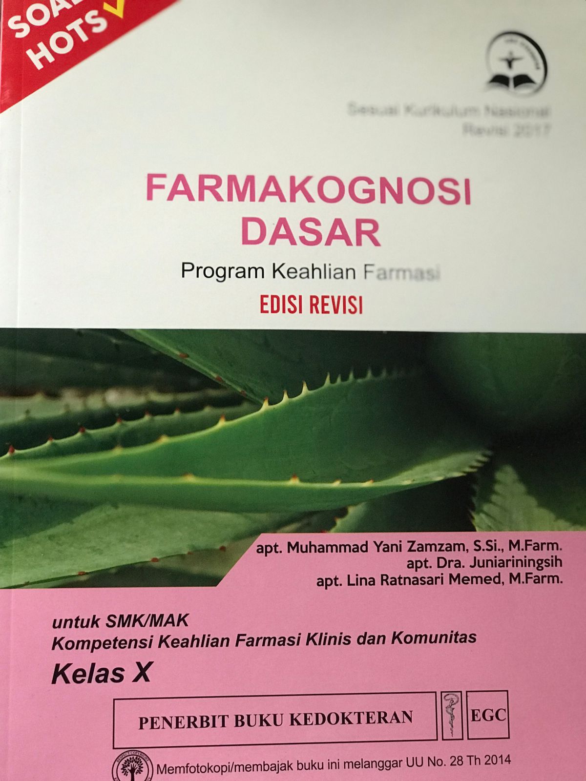 Farmakognosi dasar : Program keahlian farmasi