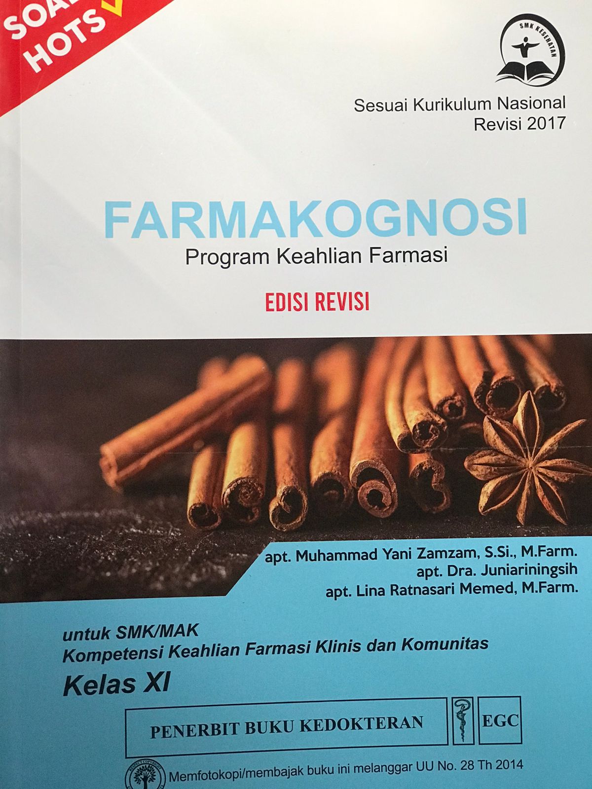 Farmakognosi : Program keahlian farmasi kelas XI